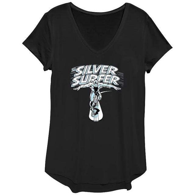 Womens Marvel Fantastic Four The Silver Surfer Poster Graphic Tee Product Image