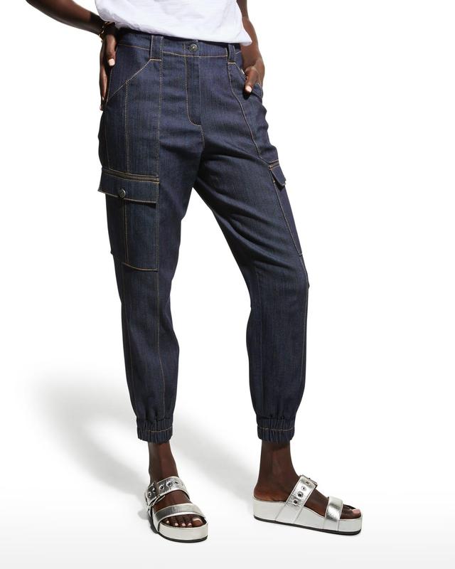 Cinq a Sept Kelly Denim Cargo Pants Product Image