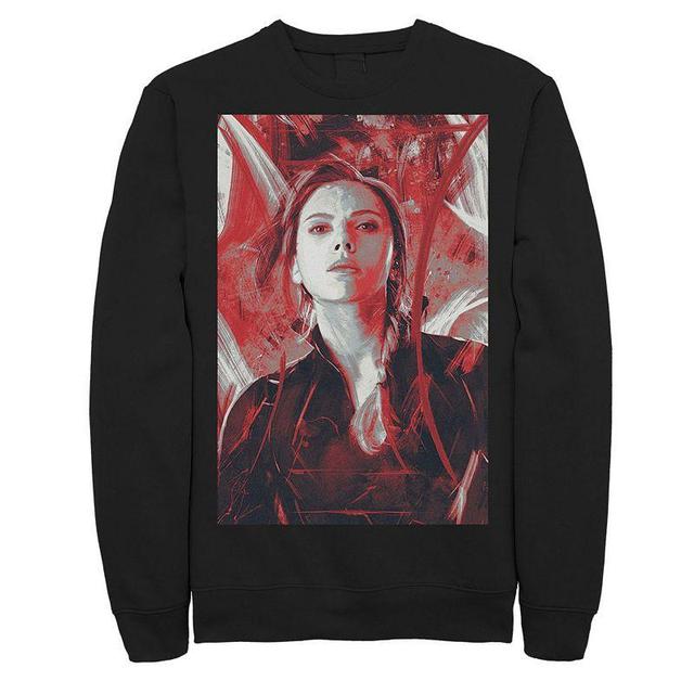 Mens Marvel Avengers Endgame Widow Painting Sweatshirt Product Image