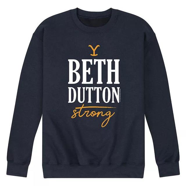 Mens Yellowstone Beth Dutton Sweatshirt Blue Product Image