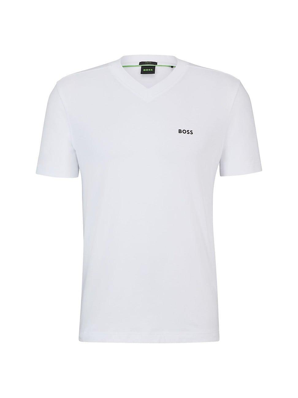 Mens Stretch-Cotton Regular-Fit T-Shirt Product Image