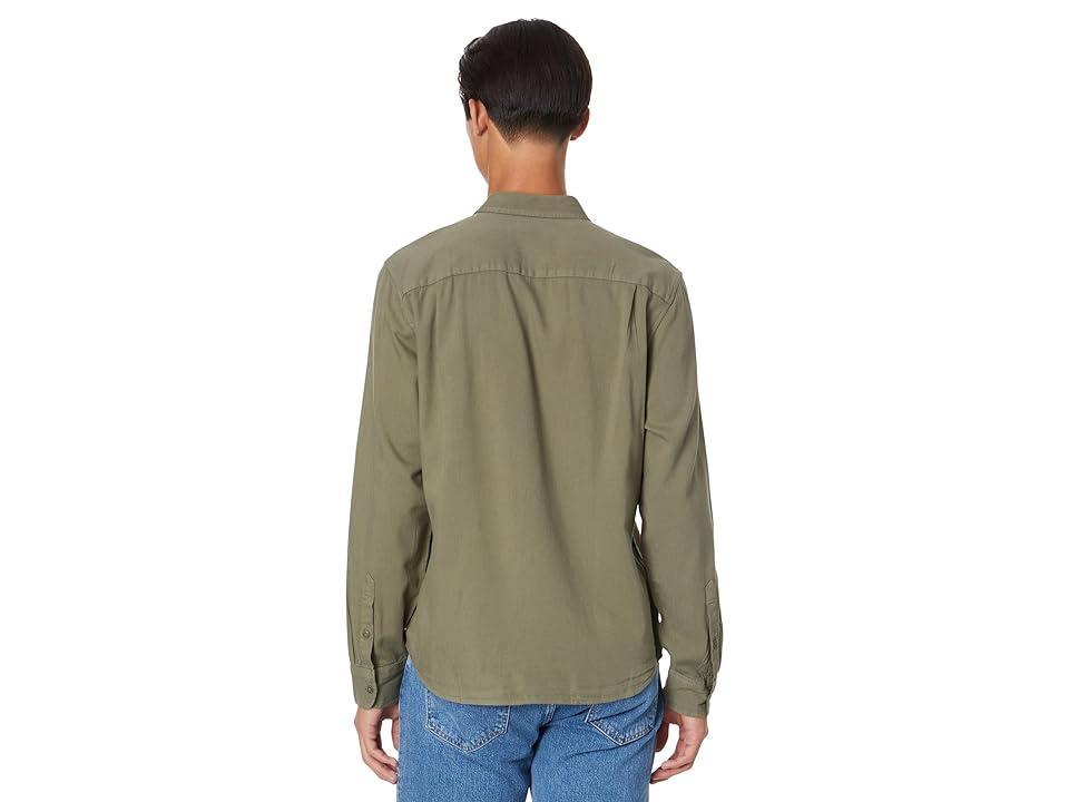 Lucky Brand Lived-In Long Sleeve Workwear Shirt (Deep Lichen ) Men's Jacket Product Image