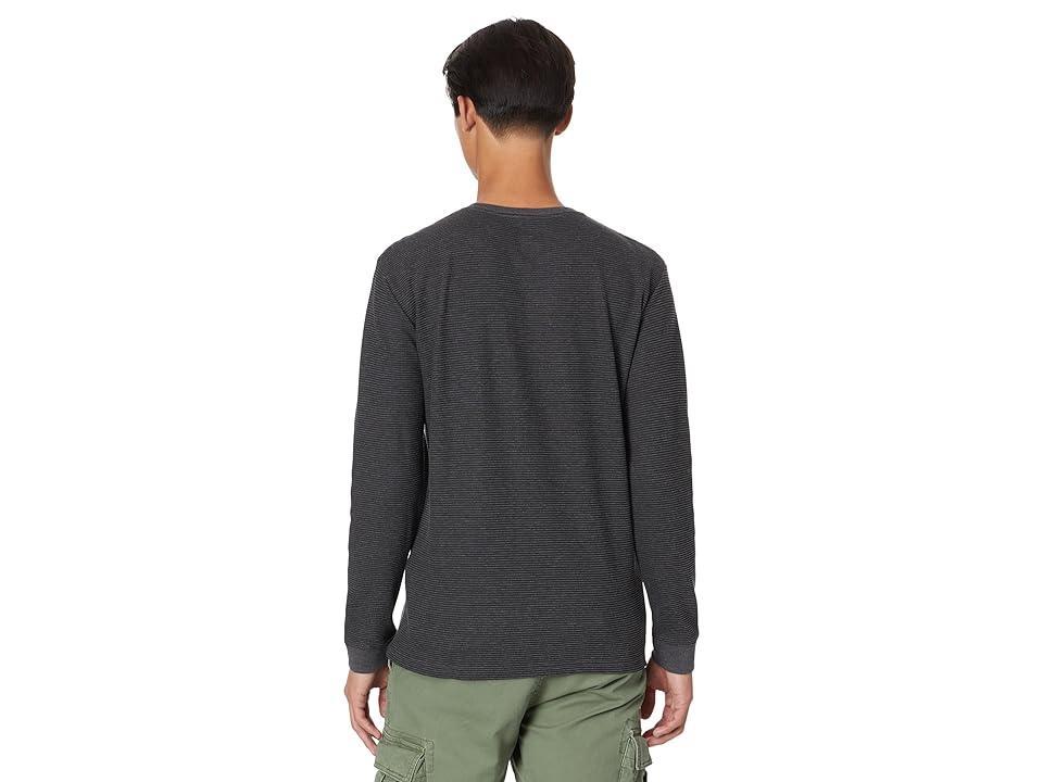 Quiksilver Essential Long Sleeve Thermal (Charcoal Heather) Men's Clothing Product Image