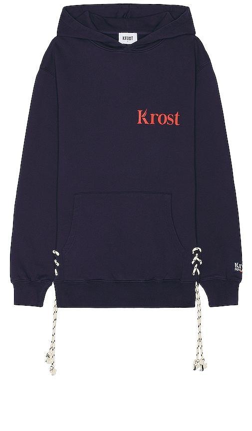 KROST Fair Winds Vented Lace Hoodie in Black. - size S (also in L, M) Product Image