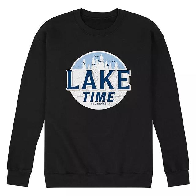 Mens Lake Time Graphic Fleece Product Image