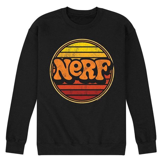 Mens Nerf Retro Sunset Fleece Sweatshirt Black Product Image