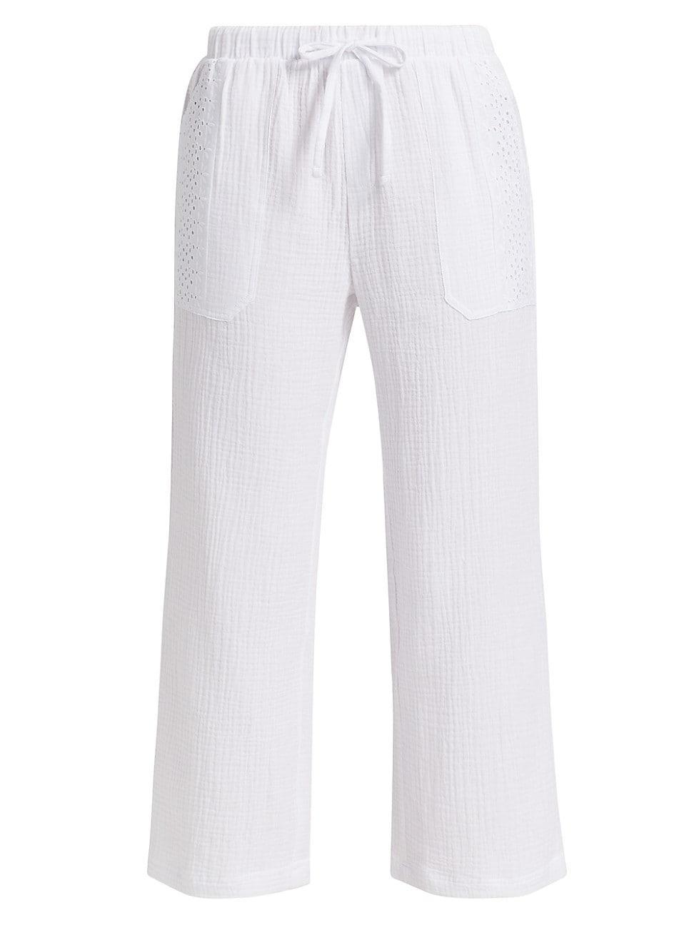 Womens Kit Eyelet Gauze Pants product image