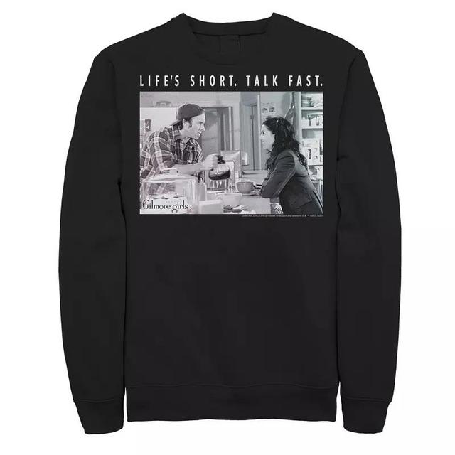 Mens Gilmore Girls Luke And Lorelai Lifes Short Talk Fast Sweatshirt Product Image