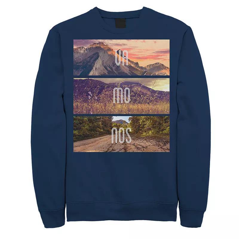 Mens Gonzales Vamonos Lanscape Portrait Stack Sweatshirt Blue Product Image