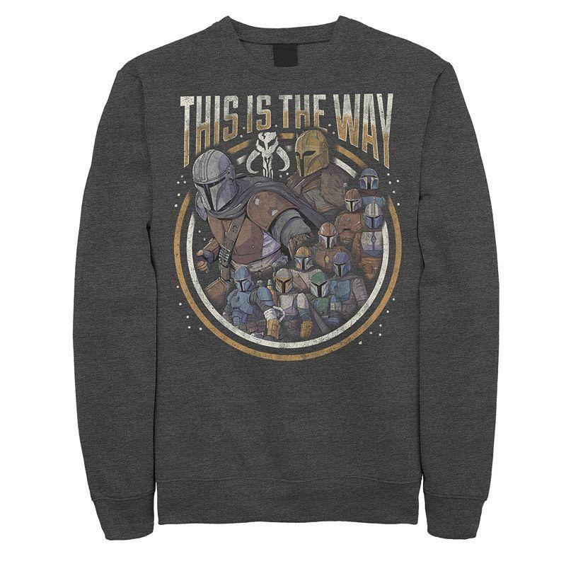 Mens Star Wars The Mandalorian Group Shot This Is The Way Sweatshirt Product Image