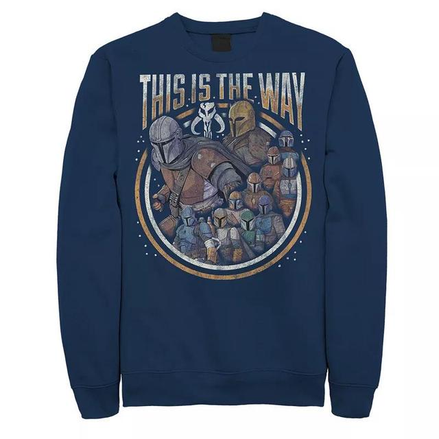 Mens Star Wars The Mandalorian Group Shot This Is The Way Sweatshirt Product Image