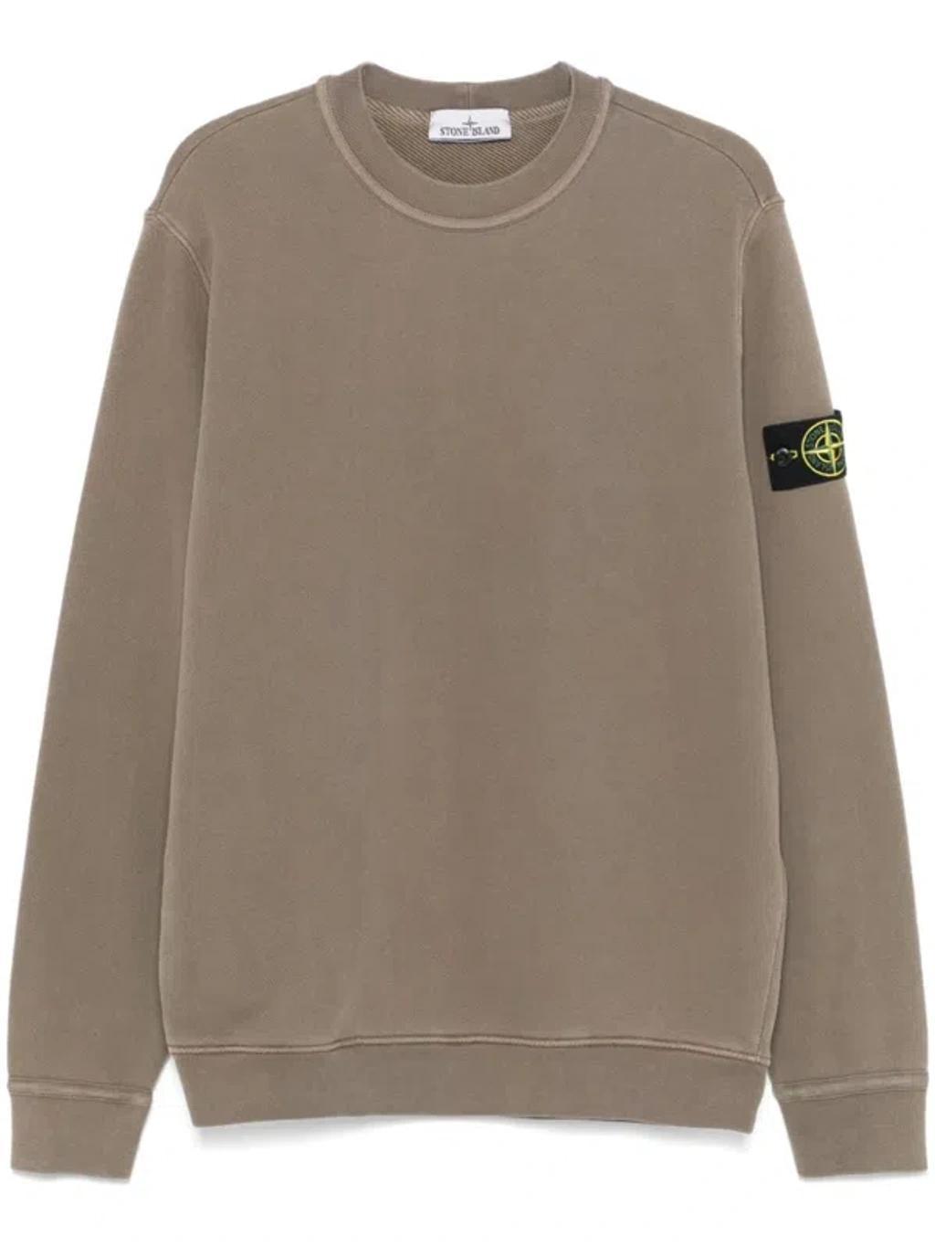 STONE ISLAND Swetashirt In Brown Product Image