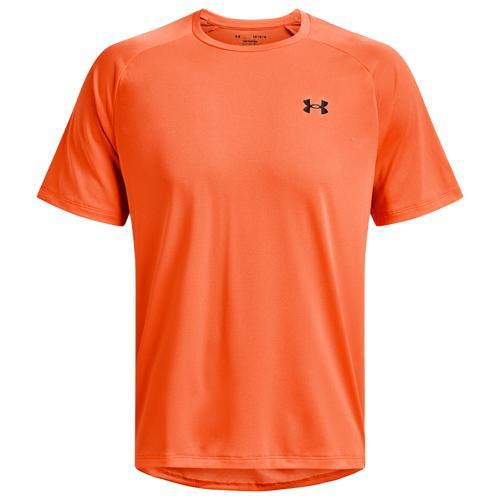 Under Armour Mens Tech 2.0 Short Sleeve Novelty T-Shirt - Black/Orange Product Image