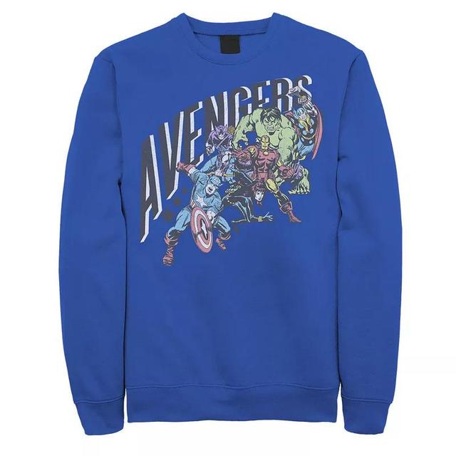 Mens Marvel Avengers Ready For Action Group Shot Sweatshirt Product Image