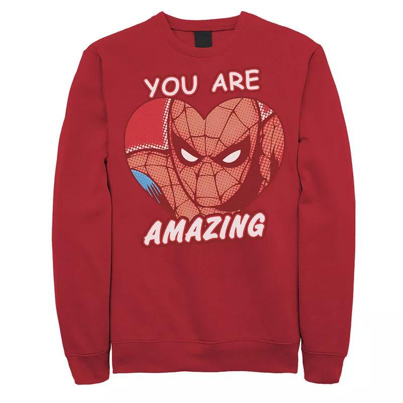 Mens Marvel Amazing Heart Comic Tee Product Image