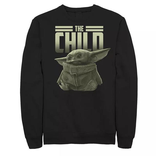 Mens Star Wars The Mandalorian The Child Portrait Sweatshirt Product Image