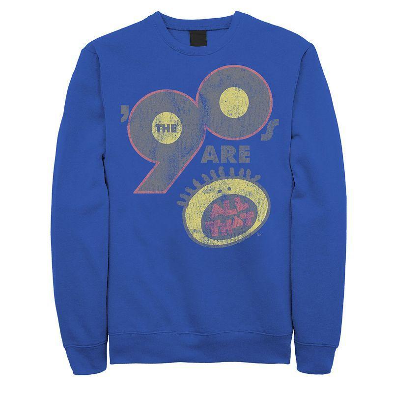 Mens Nickelodeon All That The Nineties Are Vintage Retro Sweatshirt Product Image