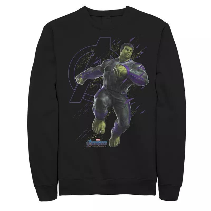 Mens Marvel Avengers Endgame Hulk Sweatshirt Black Product Image