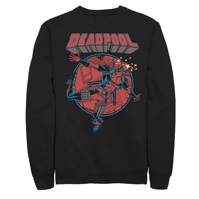 Mens Marvel Deadpool Falling Dummy Fleece Product Image