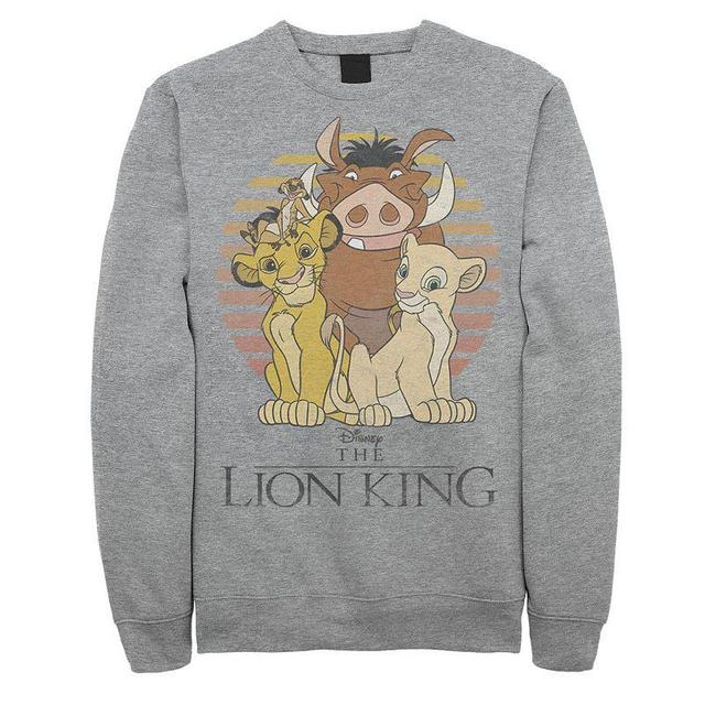 Disney Mens Lion King Geometric Rafiki, Crewneck Fleece Product Image