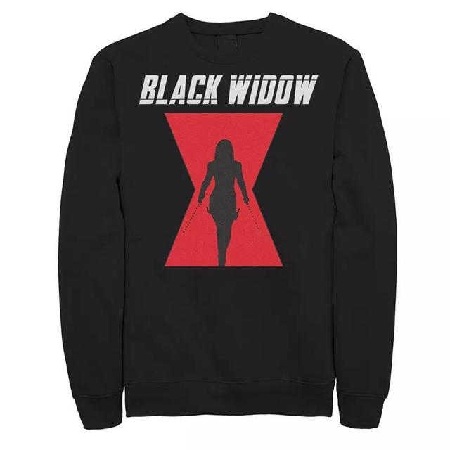 Mens Marvel Widow Logo Silhouette Sweatshirt Product Image