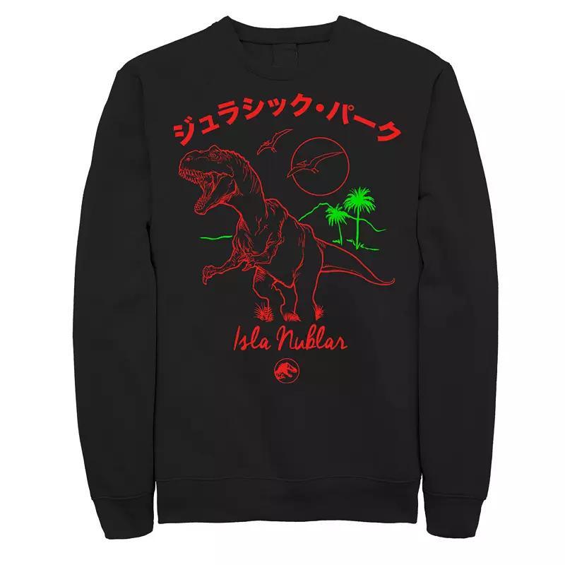 Mens Jurassic World T Rex Isla Nublar Tacker Sweatshirt Black Product Image