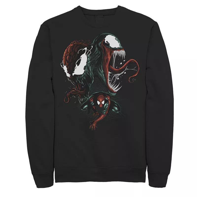 Mens Marvel Spider-Man Venom and Carnage Sweatshirt Black Product Image