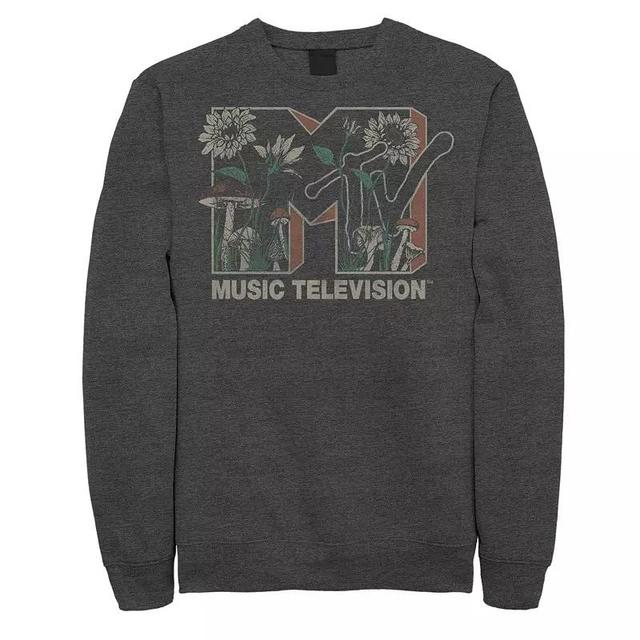 Mens Fifth Sun Choose Happiness Simple Sweatshirt Dark Grey Product Image