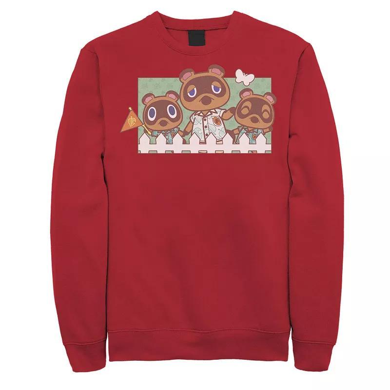 Mens Animal Crossing New Horizons Nook Family Portrait Sweatshirt Blue Product Image