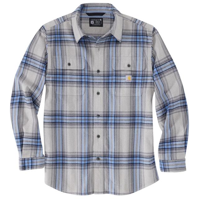 Carhartt 105947 LOOSEFIT HW FLANNEL LS PLAID SHIRT - FOR MEN Product Image