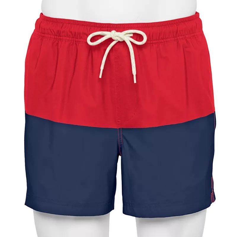 Mens Trinity Coast 5-in. Colorblock Swim Trunks Product Image