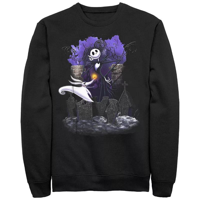 Disneys The Nightmare Before Christmas Graveyard Buddies Mens Graphic Fleece Product Image