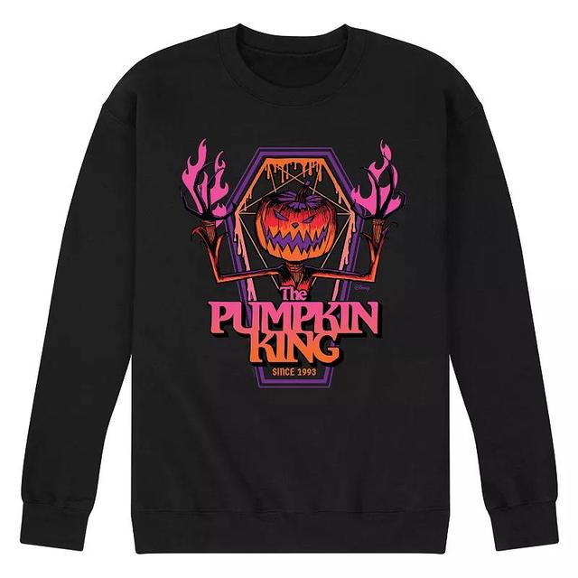 Disneys The Nightmare Before Christmas Mens Pumpkin King Fleece Sweatshirt Product Image