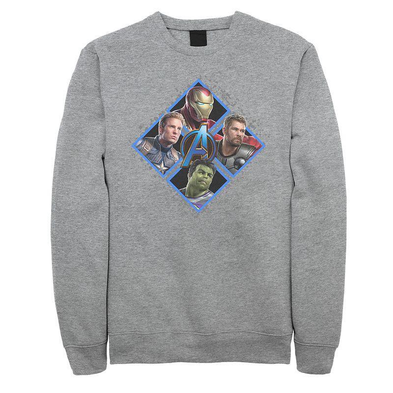 Mens Avengers Endgame Group Pullover Athletic Grey Product Image