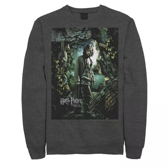 Mens Harry Potter Prisoner Of Azkaban Sirius Black Portrait Fleece Graphic Pullover Dark Grey Product Image