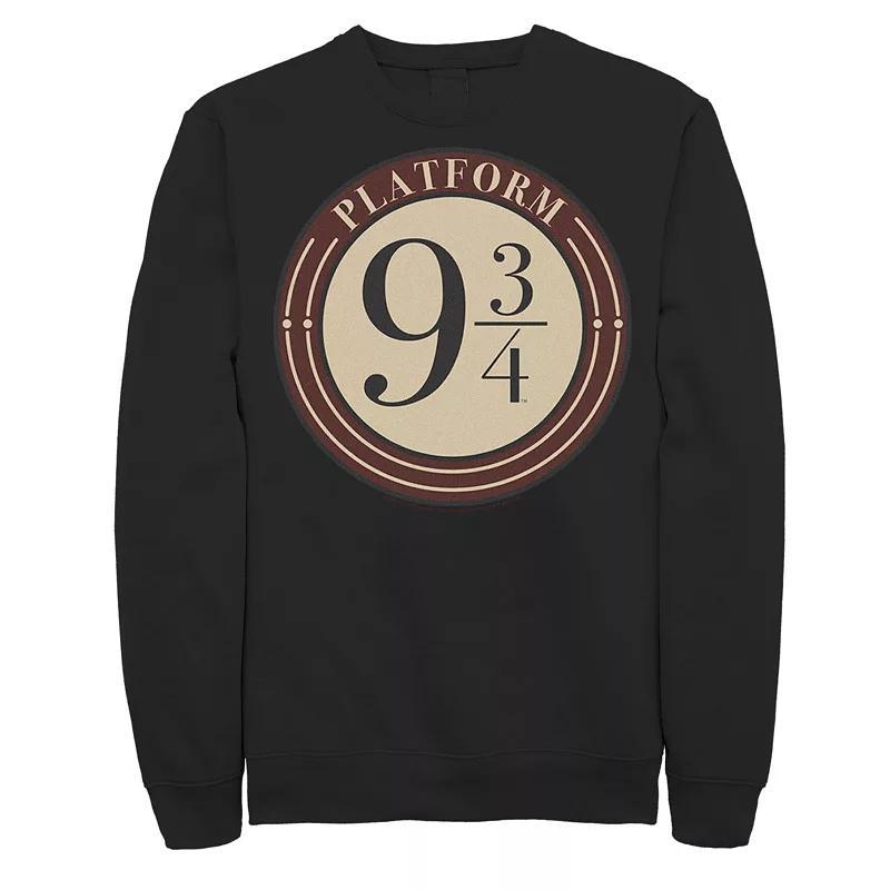 Mens Harry Potter Platform 9 & 3/4 Simple Logo Sweatshirt Product Image