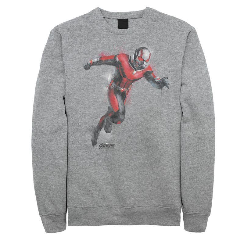 Mens Marvel Avengers Endgame Ant-Man Sweatshirt, Mens Athletic Grey Product Image