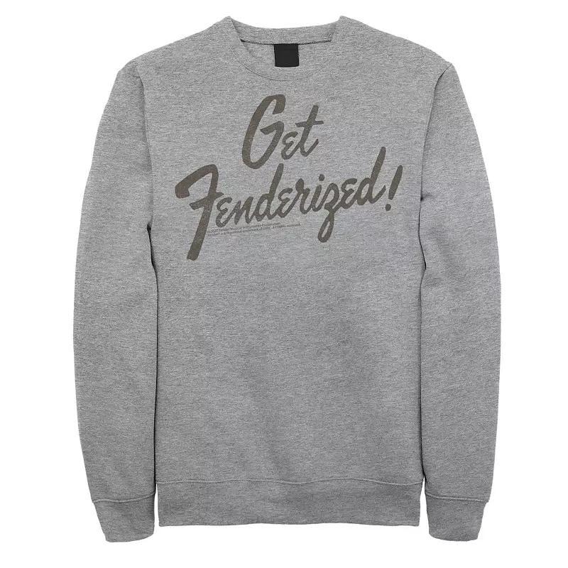 Mens Fender Get Fenderized Logo Sweatshirt Athletic Grey Product Image