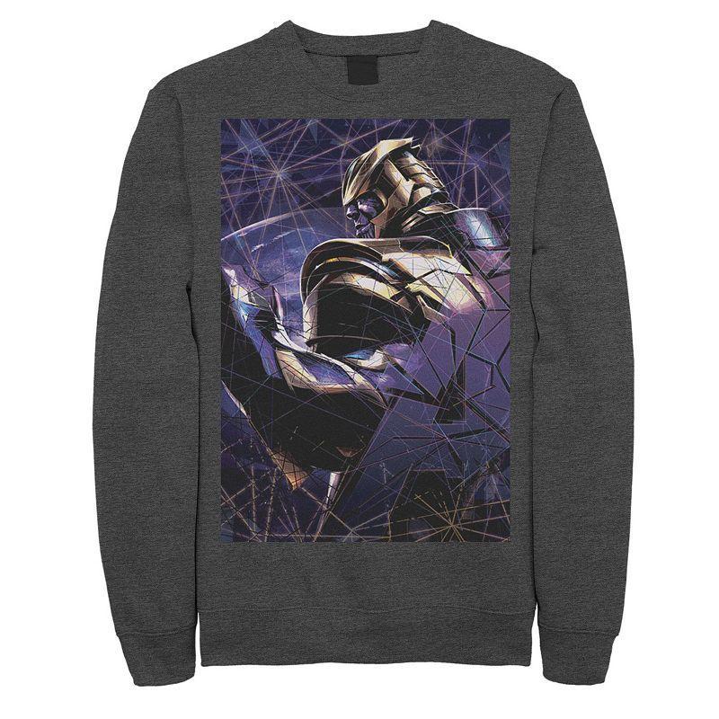 Mens Marvel Avengers Endgame Thanos Breaks Sweatshirt Grey Product Image