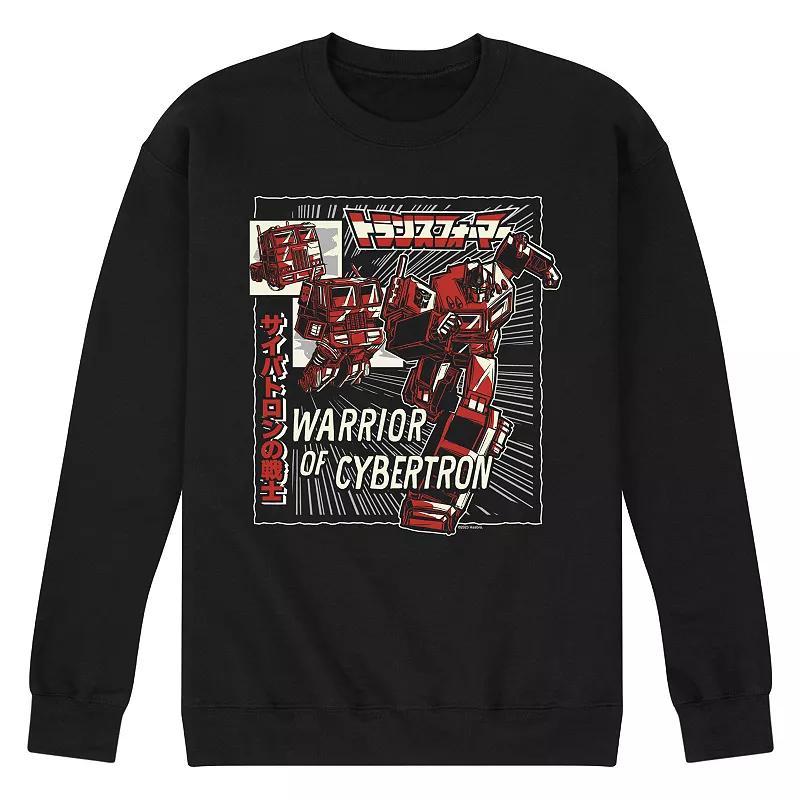 Mens Transformers Warrior Of Cybertron Fleece Sweatshirt Product Image