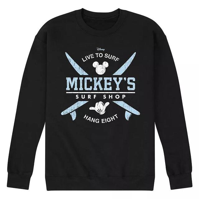 Disneys Mickey Mouse Mens Surf Shop Fleece Sweatshirt Product Image