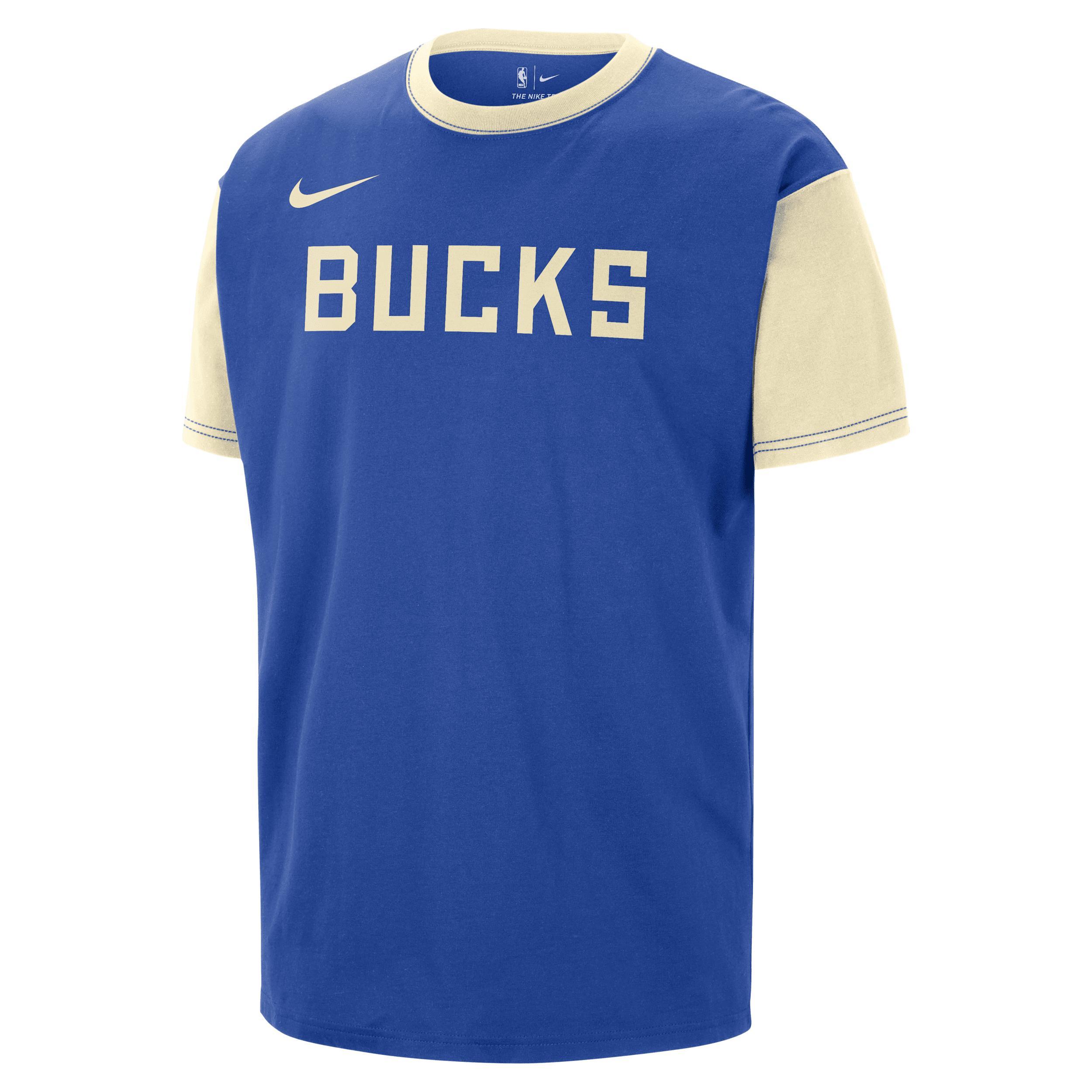 Milwaukee Bucks Courtside City Edition Men's Nike NBA T-Shirt Product Image