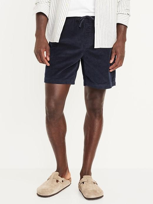 Corduroy Jogger Shorts -- 7-inch inseam Product Image