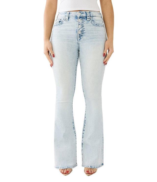 True Religion Charlie High Rise Super Vintage Flare Jean Product Image