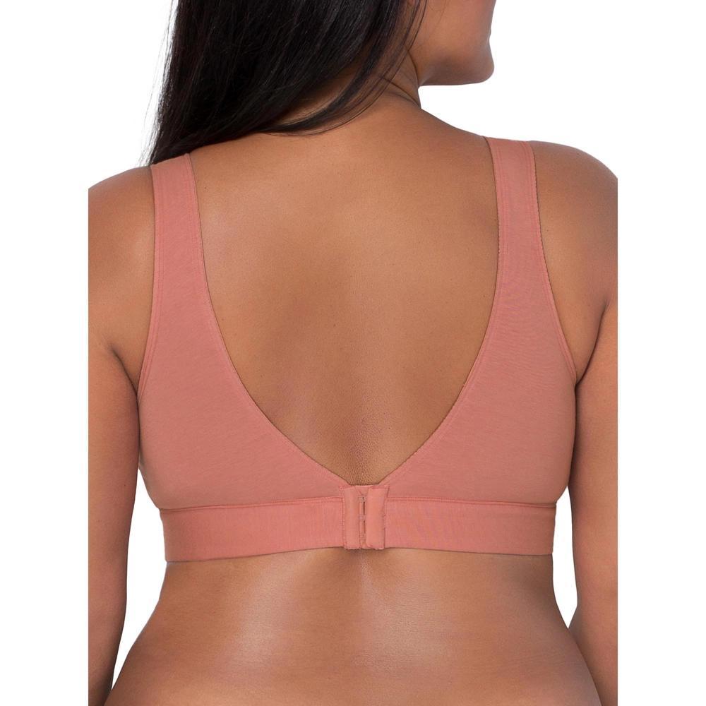 Fruit of the Loom Women's Smoothing Back Full Coverage Wireless Bralette 2 Pack Desert Dusk/Olive Night L Product Image