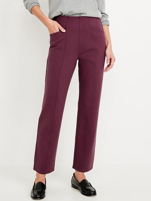 Extra High-Waisted Stevie Straight Pants product image