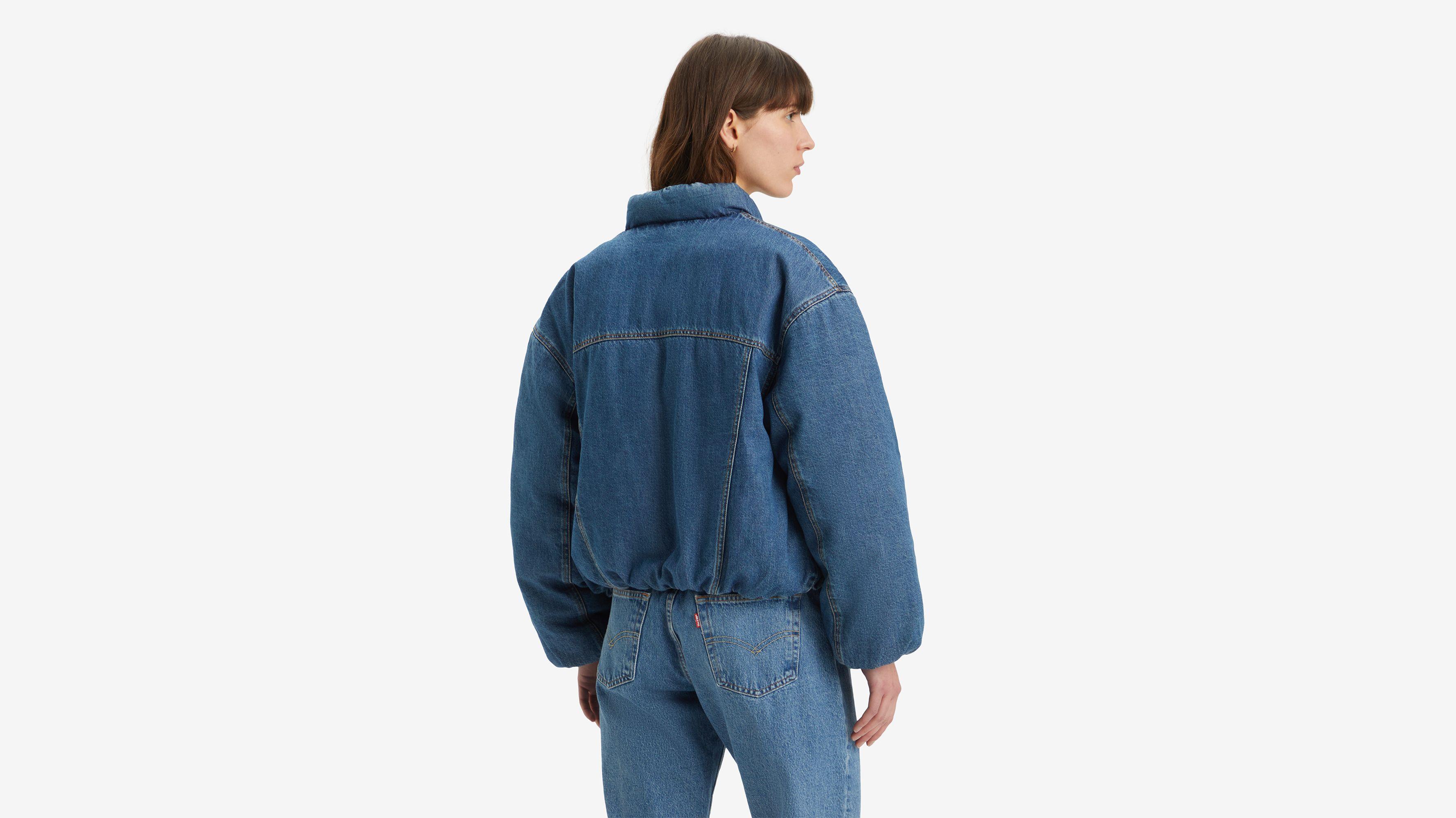 '90s Padded Trucker Jacket Product Image