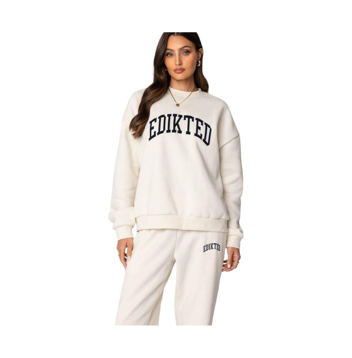 Edikted Womens Babe Oversized Sweatshirt Product Image