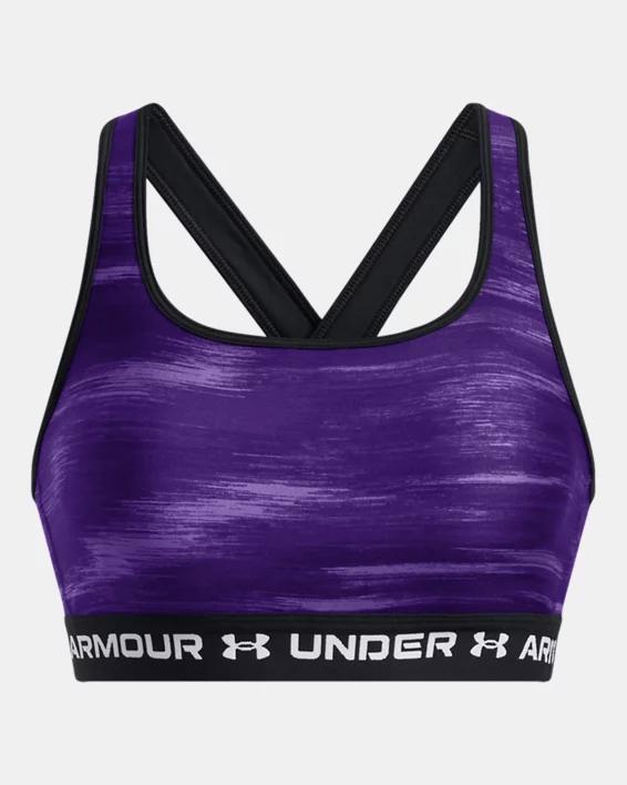 Women's Armour® Mid Crossback Printed Sports Bra Product Image