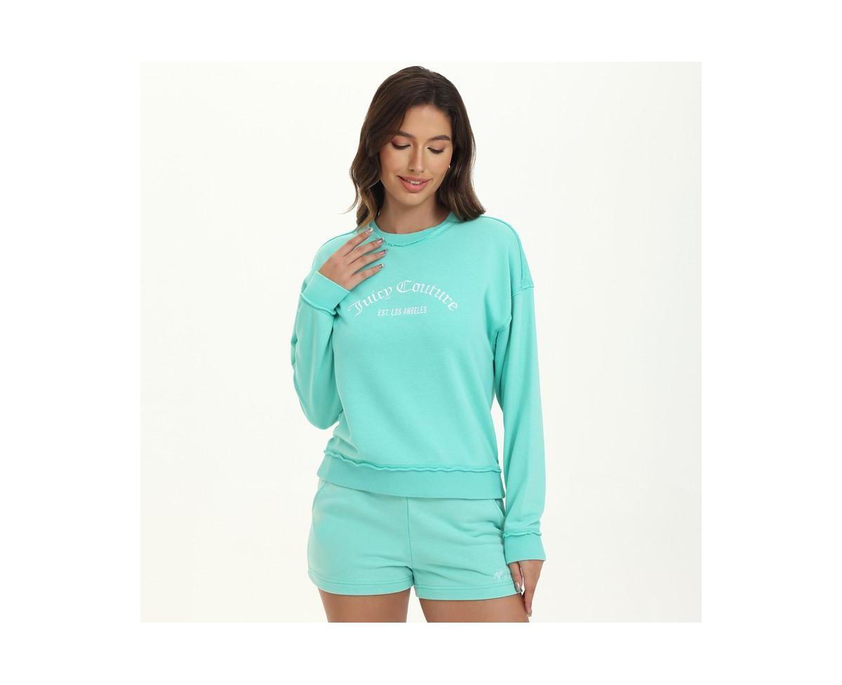 Juicy Couture Womens Embroidered Pullover Sweatshirt Product Image